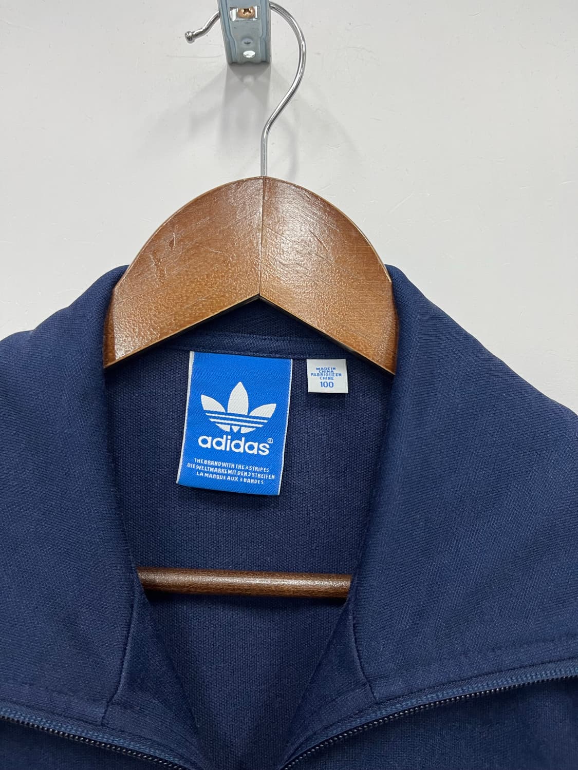 아디다스 네이비 베켄바우어 져지 트랙탑  상품이미지3