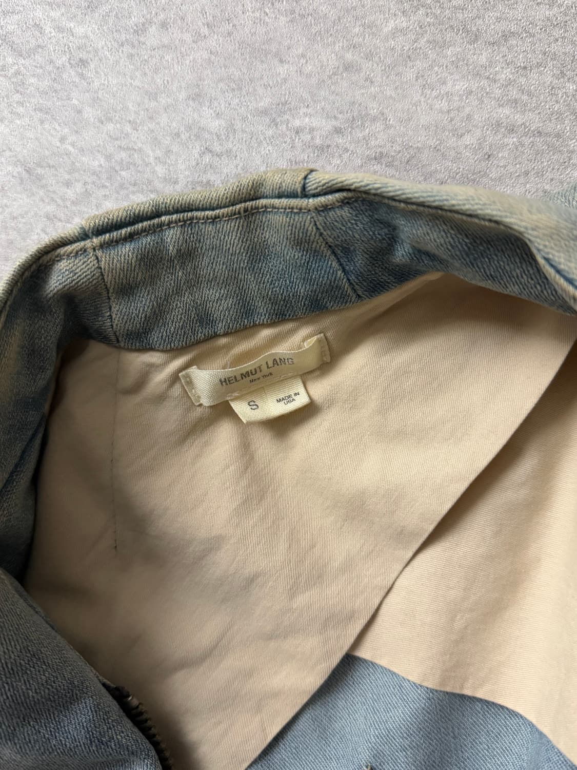 헬무트랭 비대칭 데님라이더자켓  상품이미지8