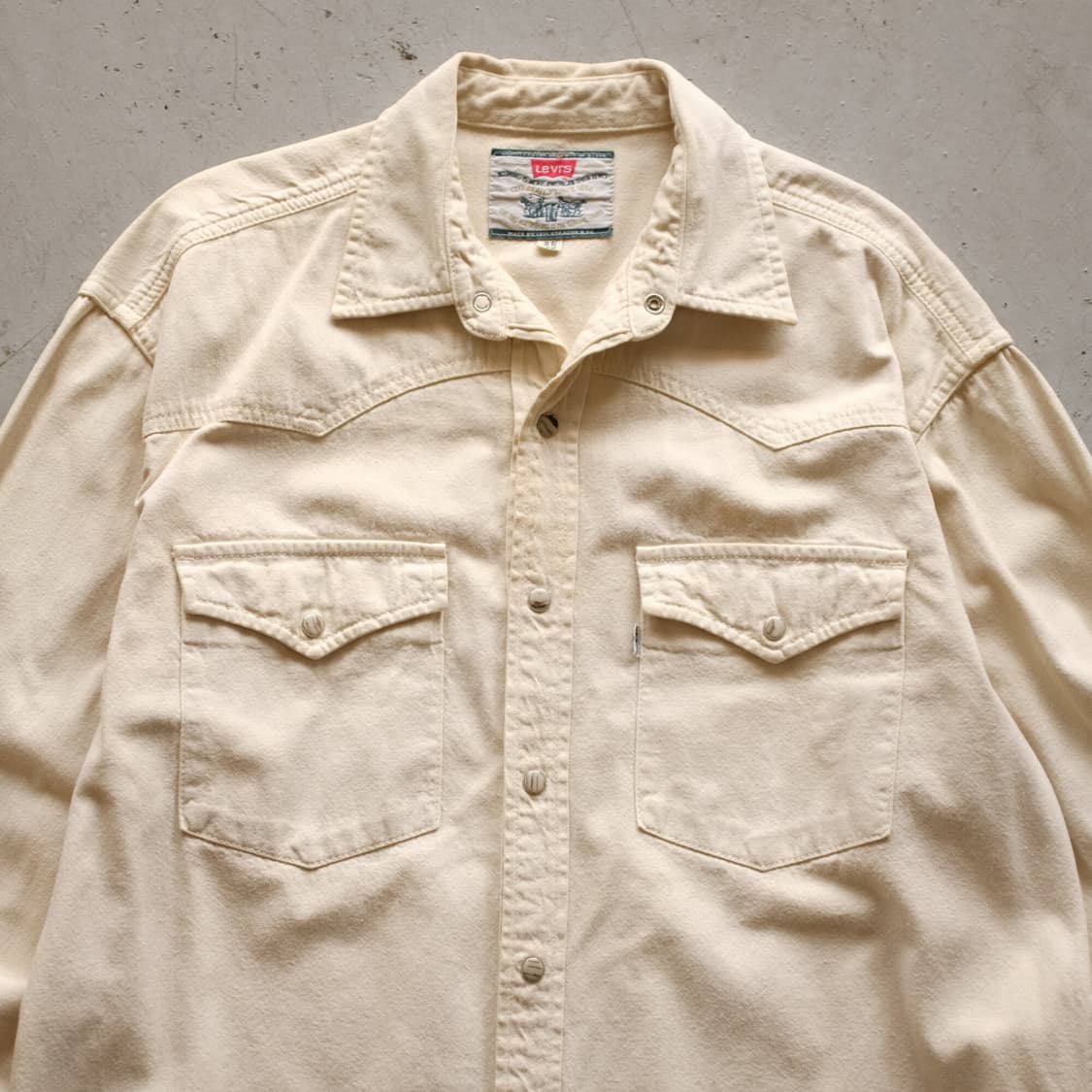 1990's Levi's Canvers Work Shirt 상품이미지1