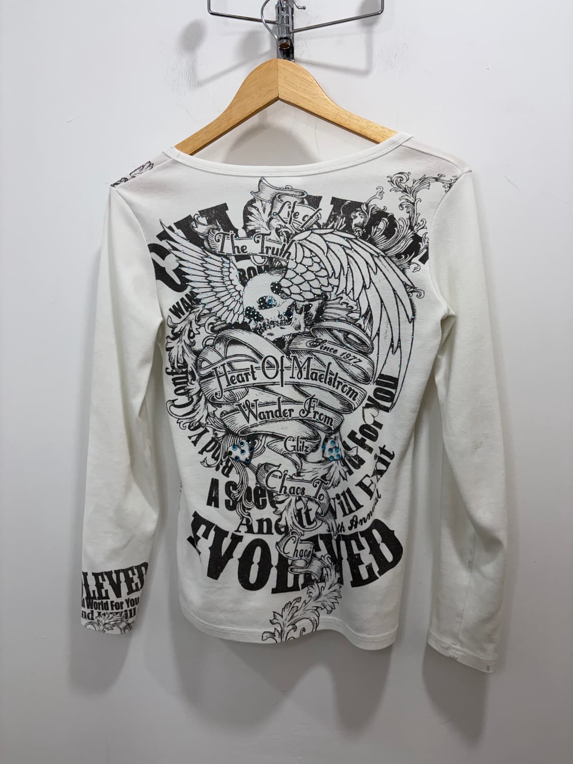 glitz y2k 비즈 긴팔 티셔츠 상품이미지7