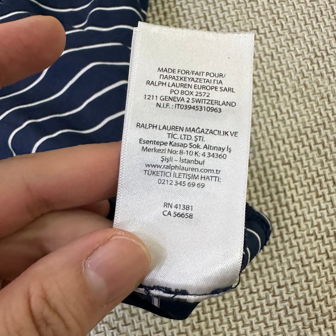 130 폴로랄프로렌 키즈 브이넥 반팔티 0420D 상품이미지3