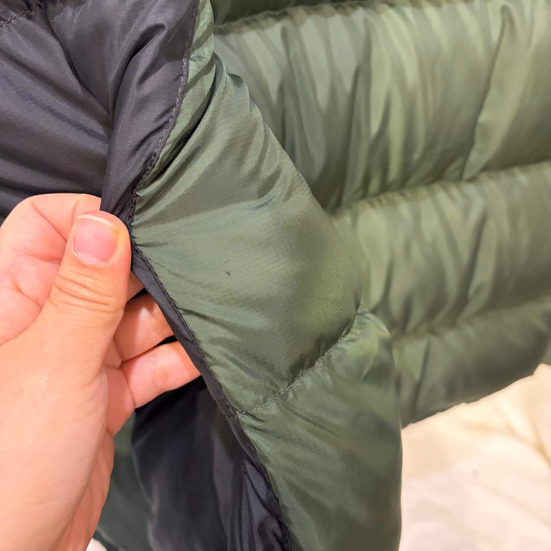 폴로 랄프로렌 블랙/카키 패딩 점퍼  상품이미지8