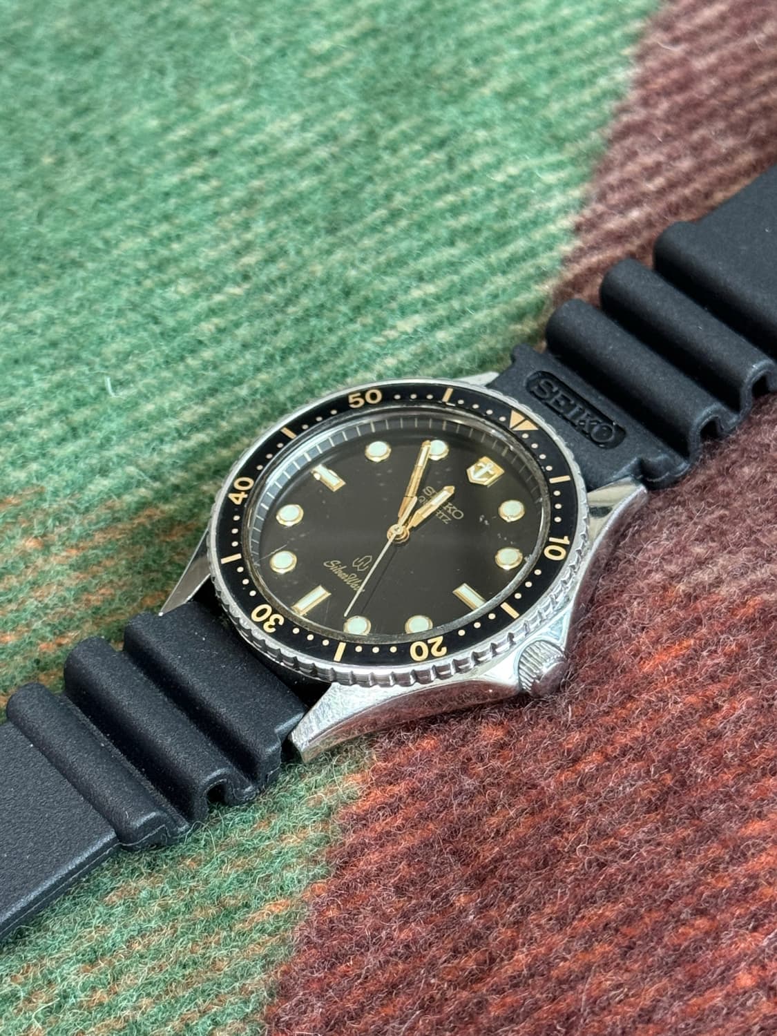 80s Seiko silverwave diver quartz Rare 상품이미지2