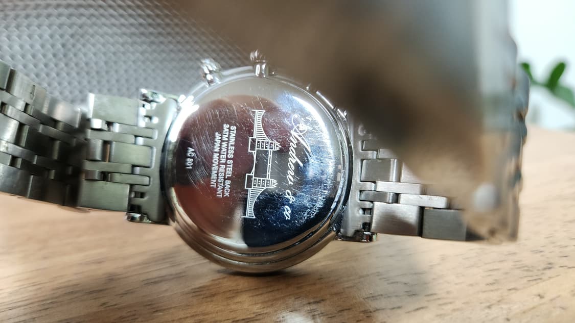 # 앤드류앤코 멀티펑션 남성명품시계 급처 / 남성메탈시계 상품이미지9