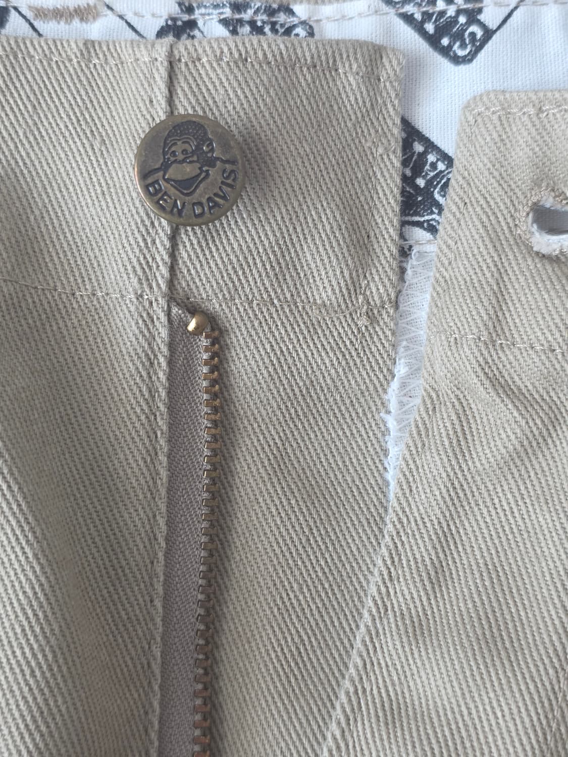 벤데이비스 코튼 베이지 올리브 데님바지 36(34) 상품이미지6