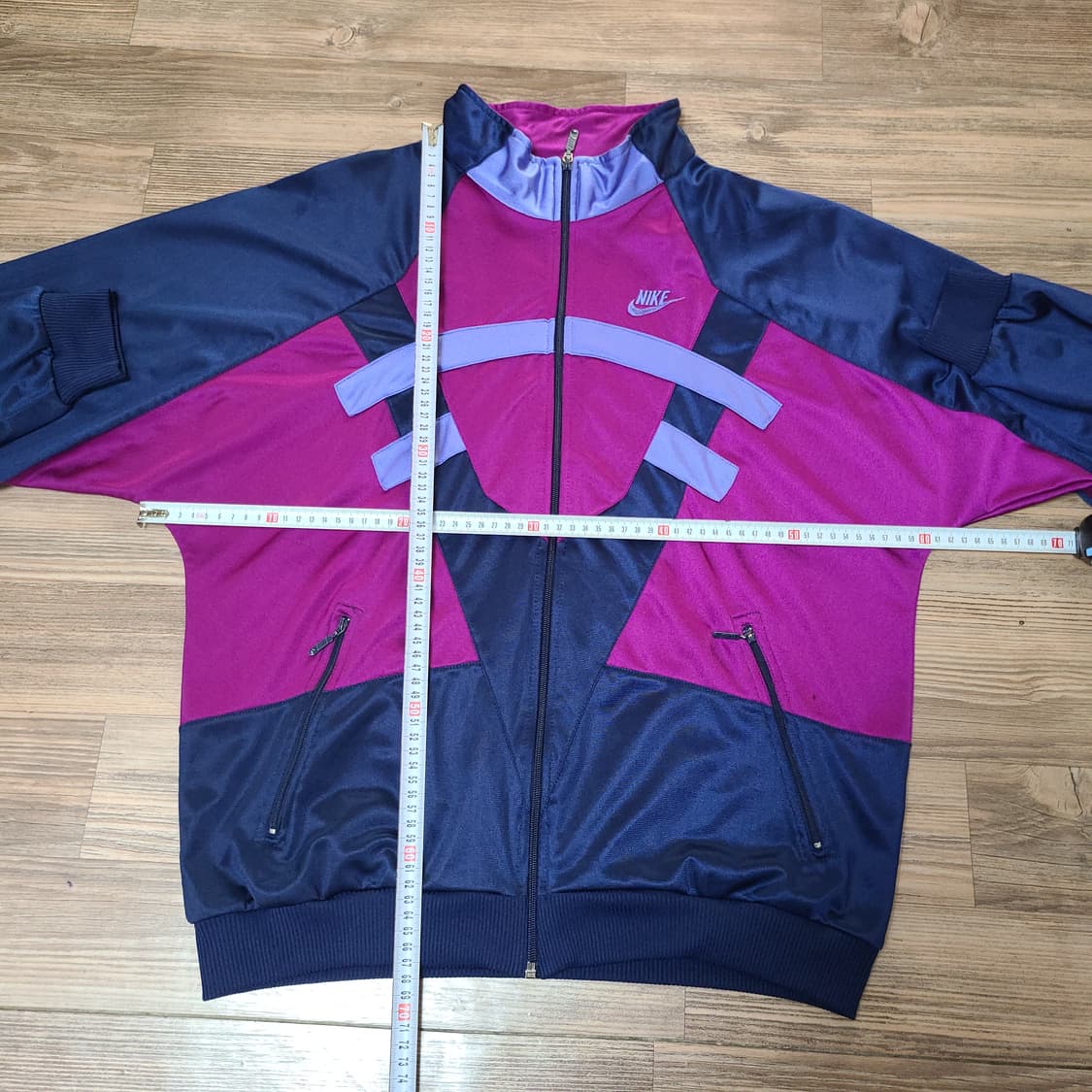 90s 나이키 빈티지 올드스쿨 져지 저지 트랙탑 집업 자켓 (100) 상품이미지6