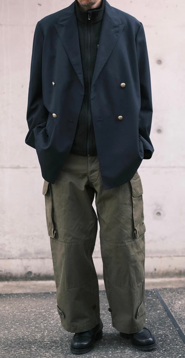 캡틴선샤인X카루소 더블브레스티드 가디건 자켓 상품이미지6