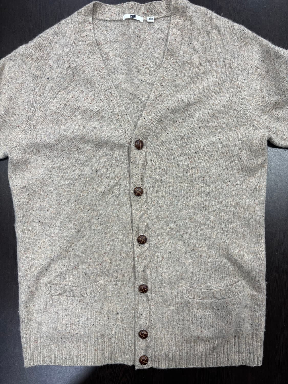 유니클로 브라운 버튼 가디건 상품이미지6