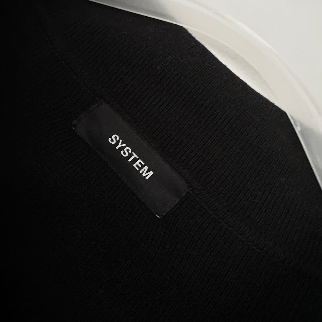 시스템옴므 패치 포켓 울 니트 점퍼 상품이미지2