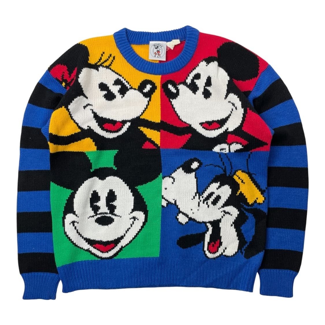미키앤프렌즈 빈티지 캐릭터 니트 스웨터 L 상품이미지1