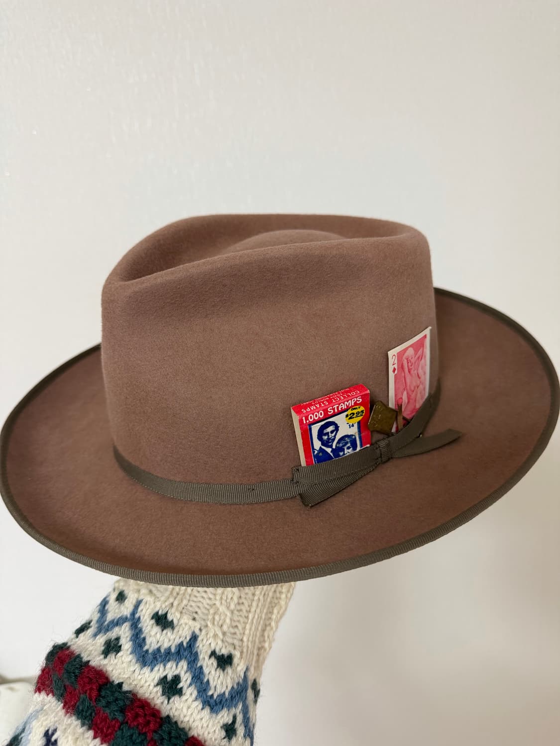 카멜 울 펠트햇 페도라 판매 레이버 유니언 Labour union 상품이미지2