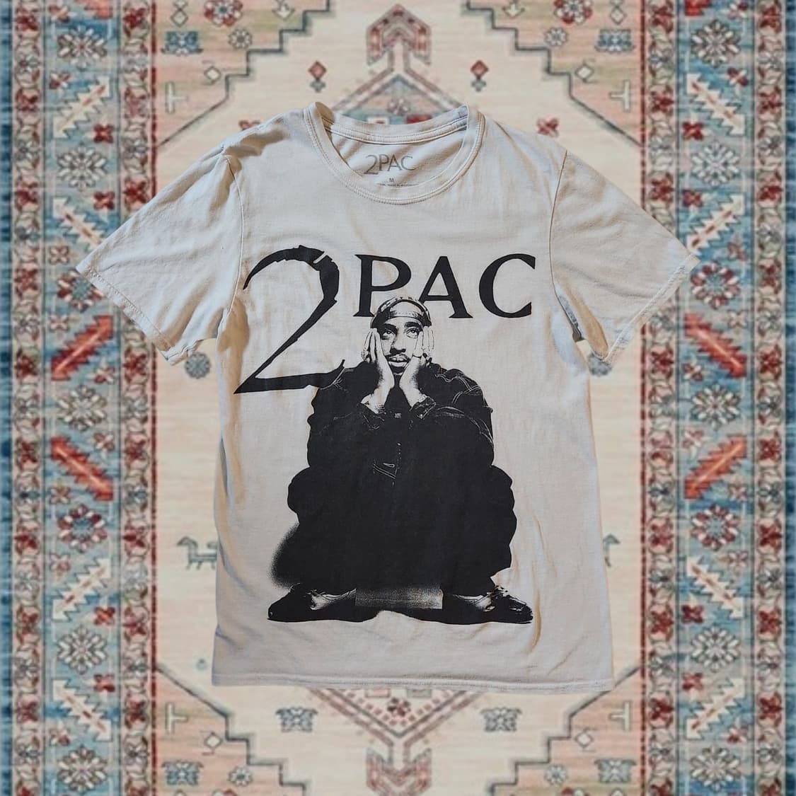 2PAC 투팍 Changes 빈티지 그래픽 티셔츠 M 상품이미지1