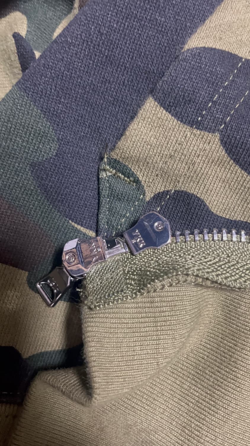 베이프 후드집업 녹계 상품이미지2