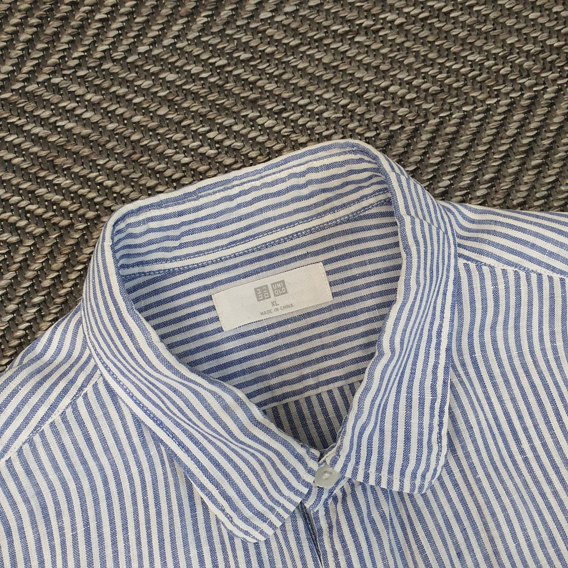 유니클로 마100 스트라이프 셔츠 남자105 상품이미지2