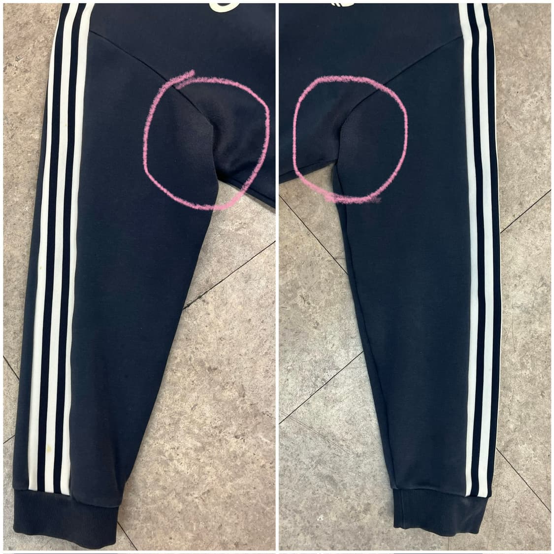 아디다스 크롭 맨투맨 네이비 105 #csz3391 상품이미지7