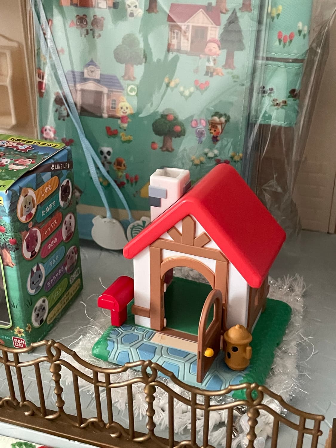 동물의숲 고전 숲을만들자 나의집 시리즈 빨간지붕집 피규어 상품이미지2