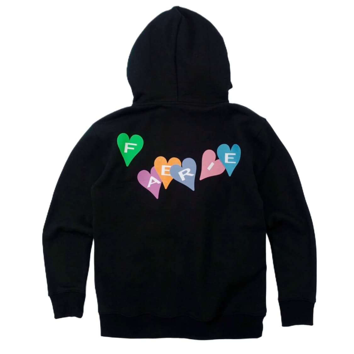 Shopfaerie 샵페어리 하트 벌룬 후드집업 블랙 상품이미지2