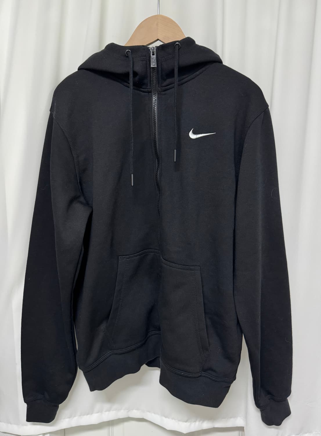 나이키 스우시 기모 후드 집업 상품이미지4