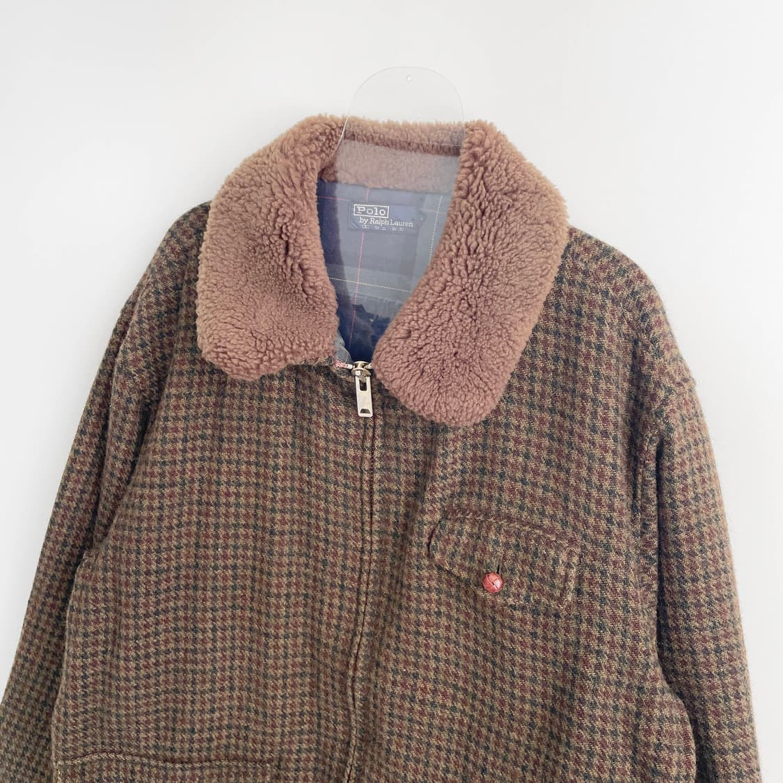 A2 폴로랄프로렌 하운드투스 체크 울 트위드 헌팅재킷 105사이즈 상품이미지2