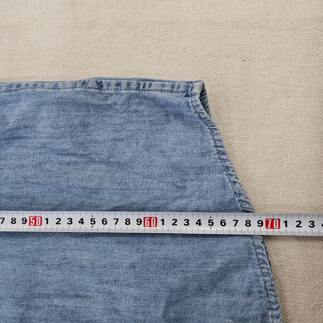 [S] 자라 빈티지 데님 웨스턴 셔츠 0116Y1 상품이미지7