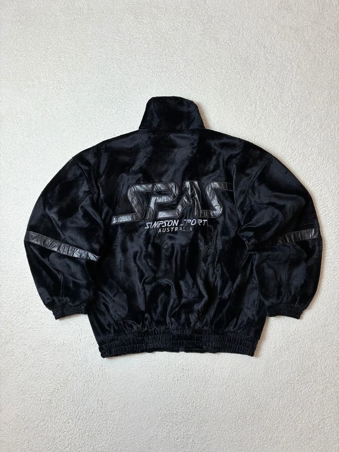 SIMPSON 00's 재팬 단모 블루종 자켓 PN6446 상품이미지4