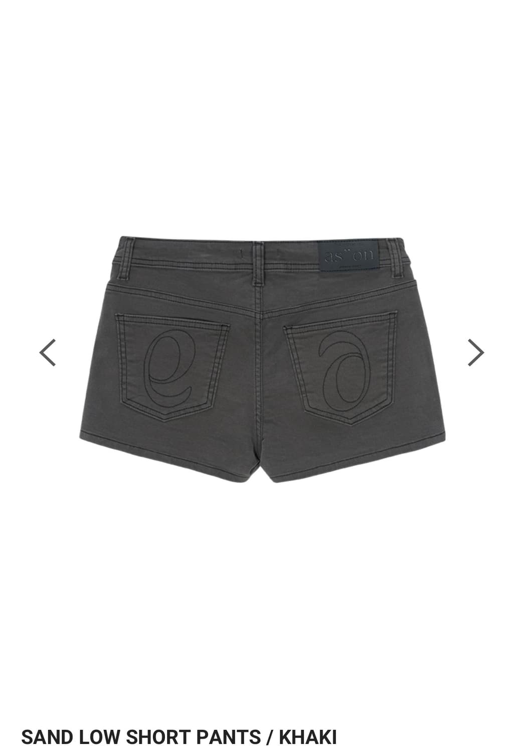 SAND LOW SHORT PANTS / KHAKI 상품이미지3