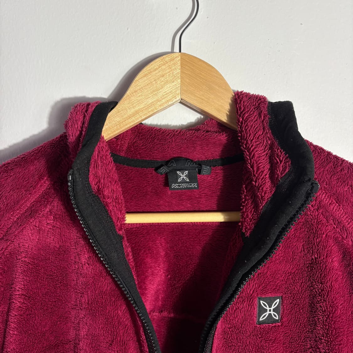 몬츄라 빈티지 버건디 플리스 집업 자켓 (무료배송) 상품이미지3