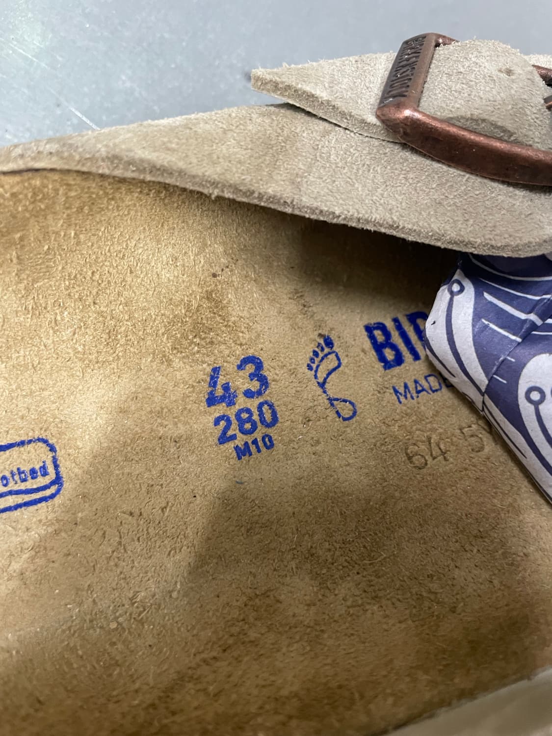 버켄스탁 보스턴 스웨이드 슬리퍼 280 상품이미지10