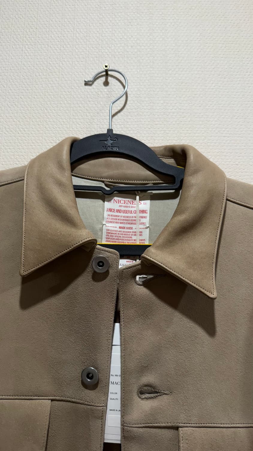 M) 나이스네스 nicenss maclean 스웨이드 자켓 상품이미지2