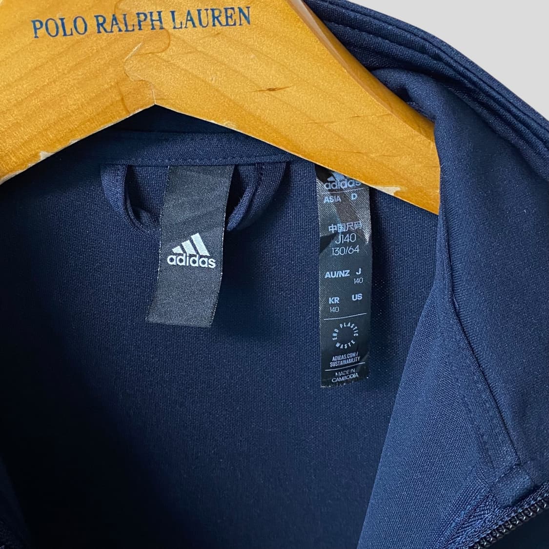 (키즈140)아디다스 저지 트랙탑 자켓 상품이미지3