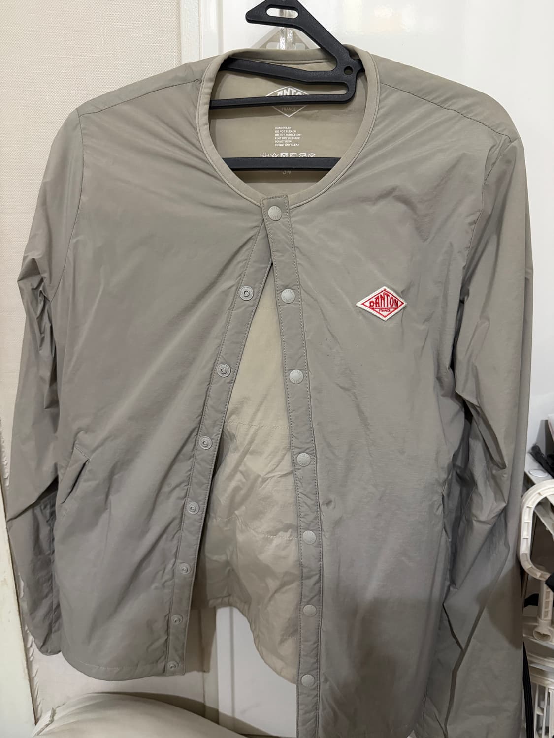 단톤 경량 패딩 그레이 34 s 여성 상품이미지1