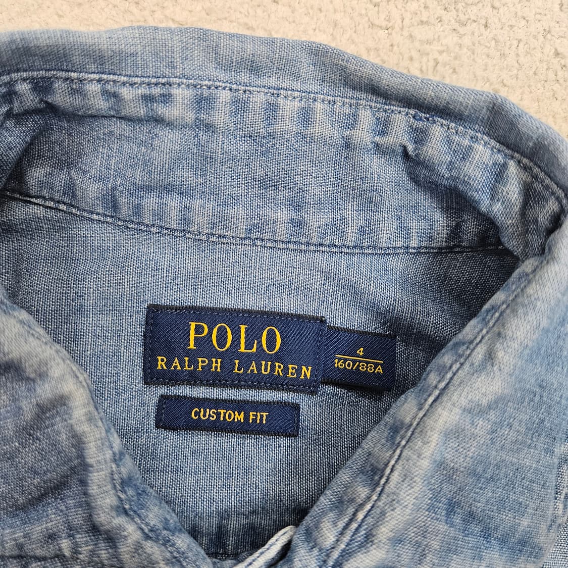 폴로 랄프 로렌 신형 샴브레이 셔츠 상품이미지2