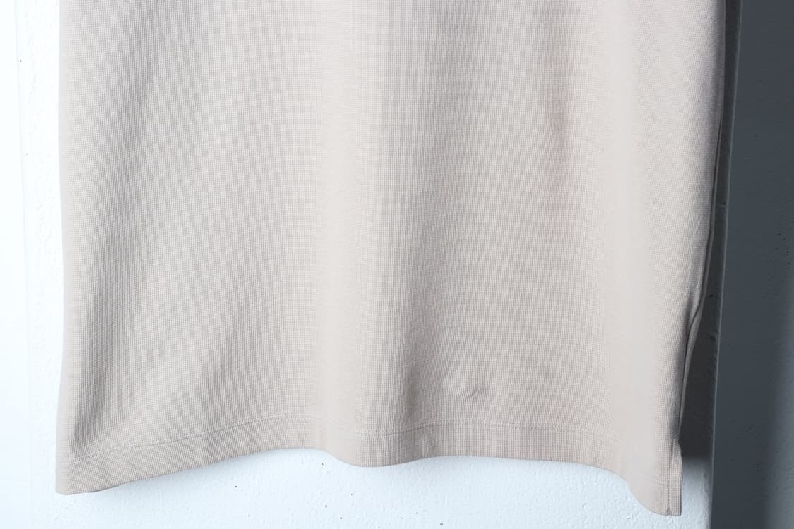 (L-XL) 앤드지 반팔 티셔츠 새상품 와플 베이지 무지-H32801 상품이미지4