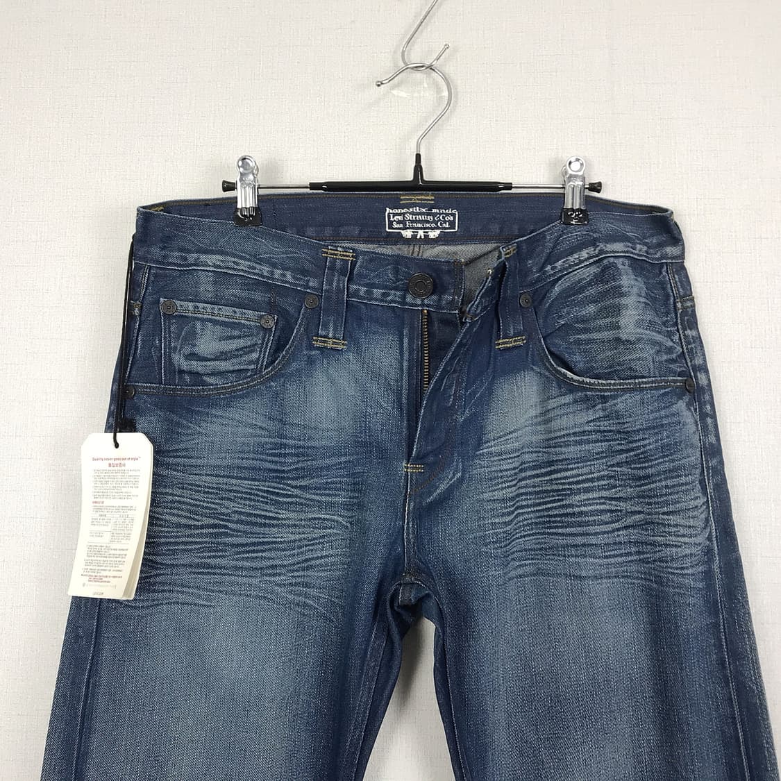 리바이스 Levi's 504 코팅진 데님 청바지 새상품 남성32 상품이미지3