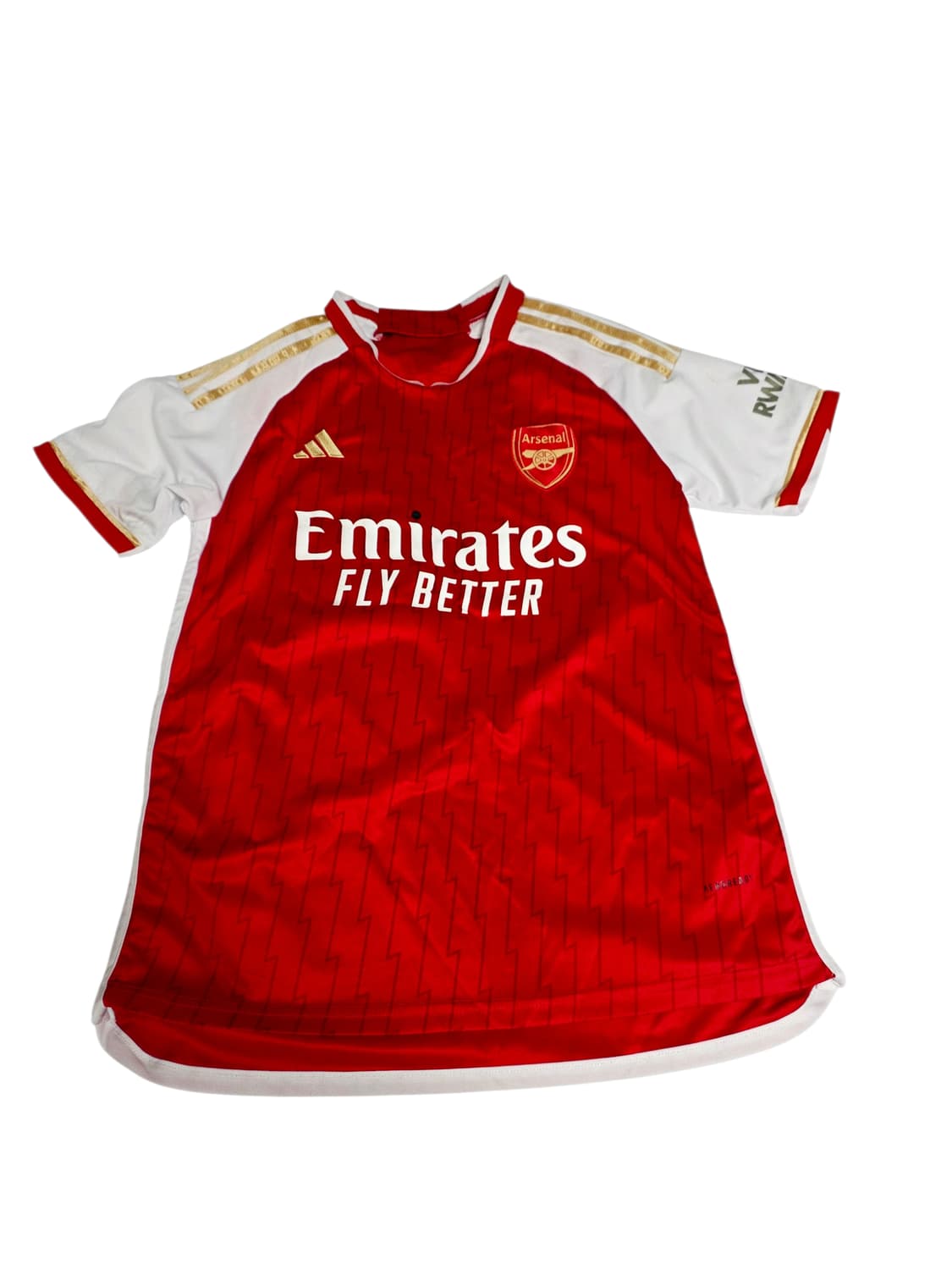 [아디다스] 아스널 23-24 시즌 홈 반팔 유니폼 에미레이츠 스폰서 m 상품이미지1
