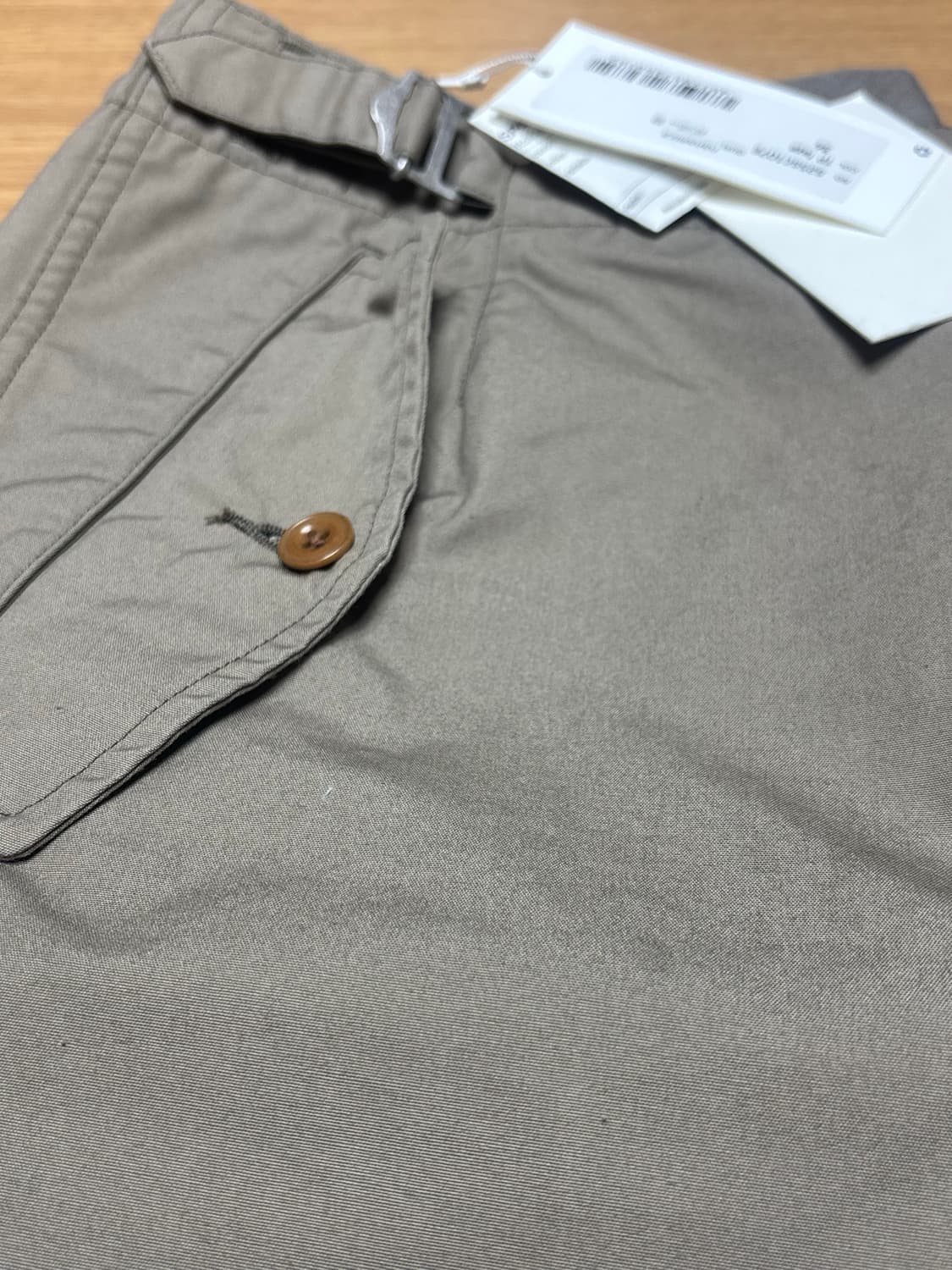 [새상품] 나나미카 사이드 벨트 와이드 팬츠 34사이즈 상품이미지10