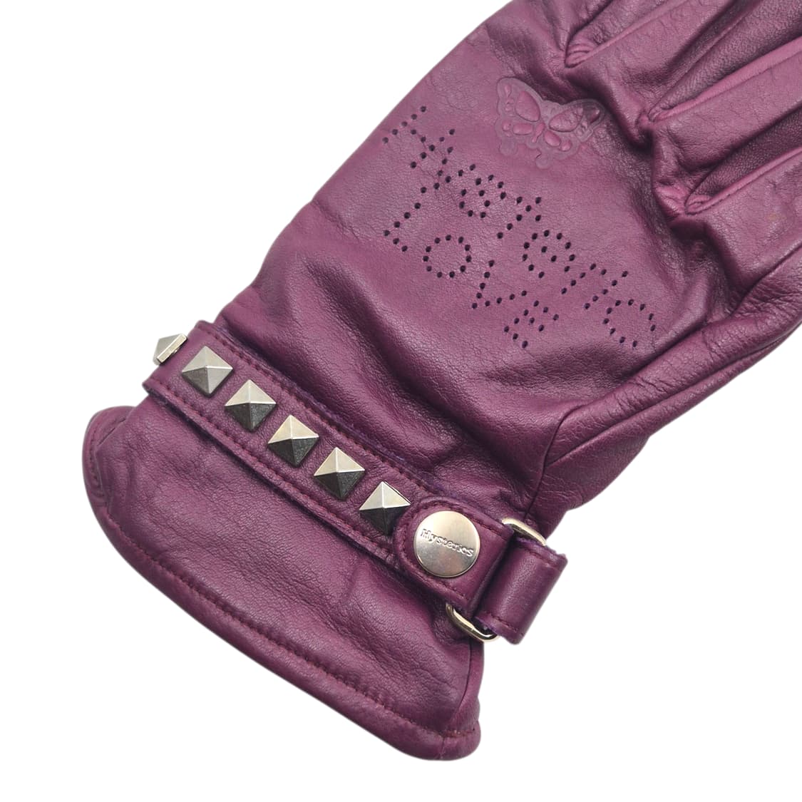 05s 히스테릭글래머 퍼플 레더 스터드 장갑 상품이미지3