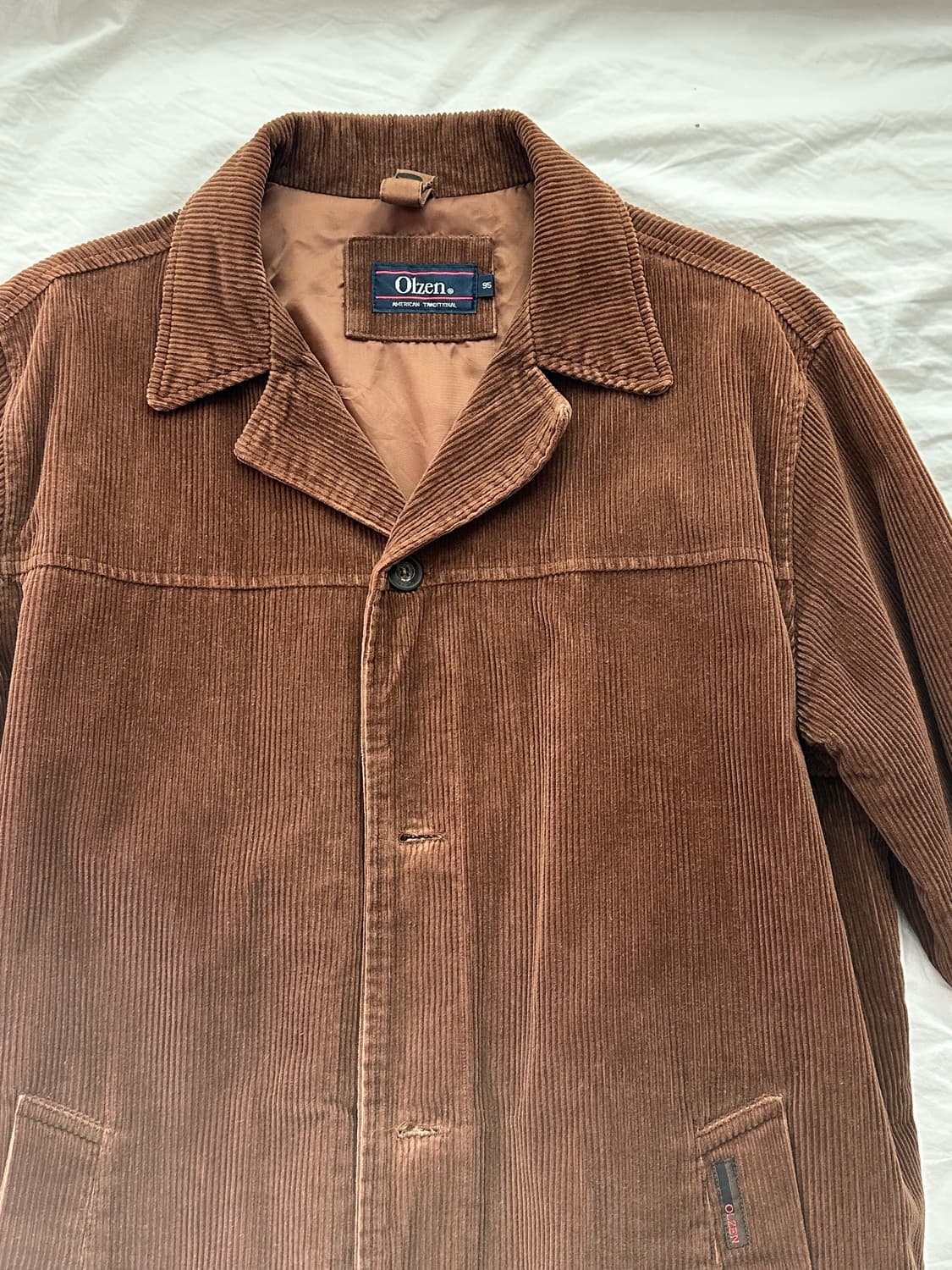 Olzen 올젠 브라운 코듀로이 자켓 상품이미지1