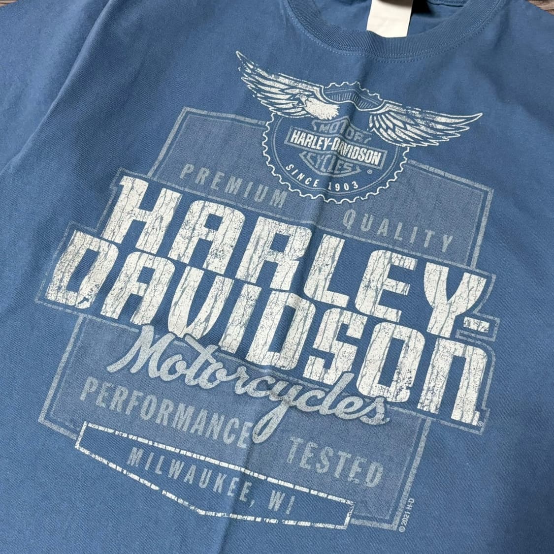 90s Harley Davidson OLYMPIA T-shirt 상품이미지2