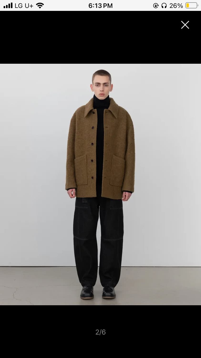 인사일런스 부클 하프 코트 상품이미지1