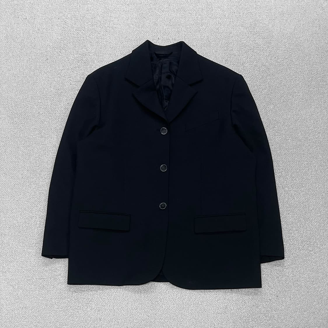 아크네스튜디오 우먼스 오버 테일러드 블레이저 자켓 블랙  상품이미지1