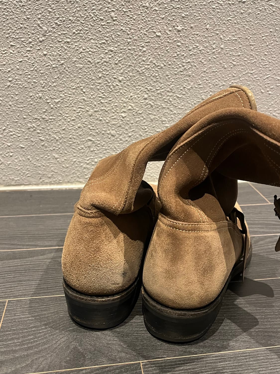 발망 12FW 스웨이드 레더 바이커 부츠 레인저 워커 부츠 41 상품이미지4