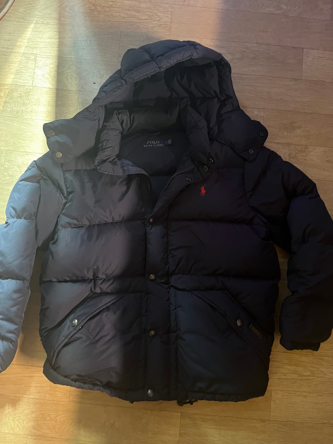 폴로랄프로렌 패딩 네이비 판매 상품이미지1