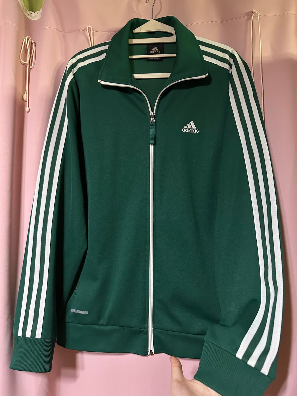 아디다스져지 아디다스 삼선 그린 트랙탑 아디다스 초록져지 집업 삼선져지 상품이미지1