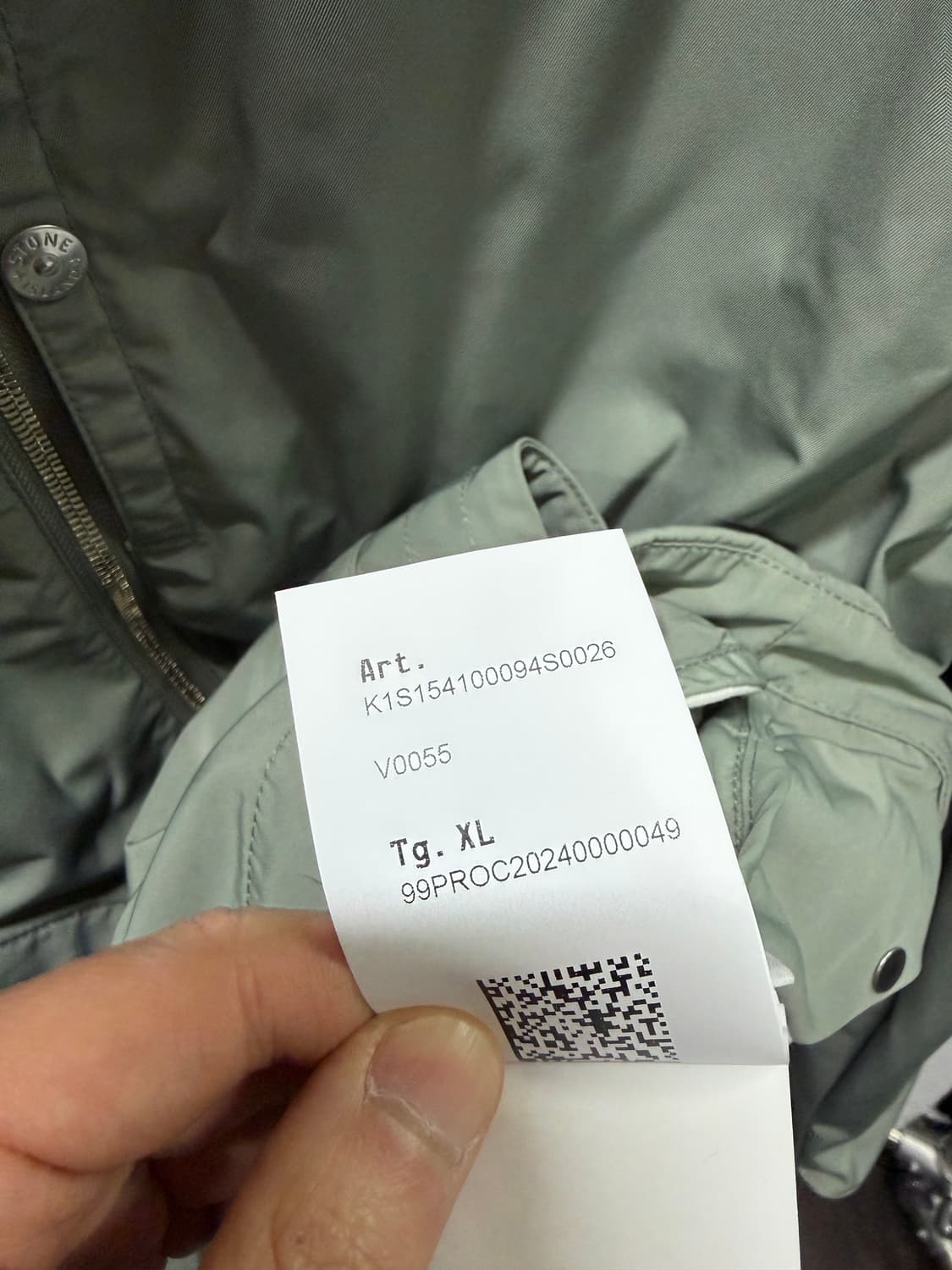 스톤아일랜드 마이크로 트윌 자켓 [XL] 상품이미지7