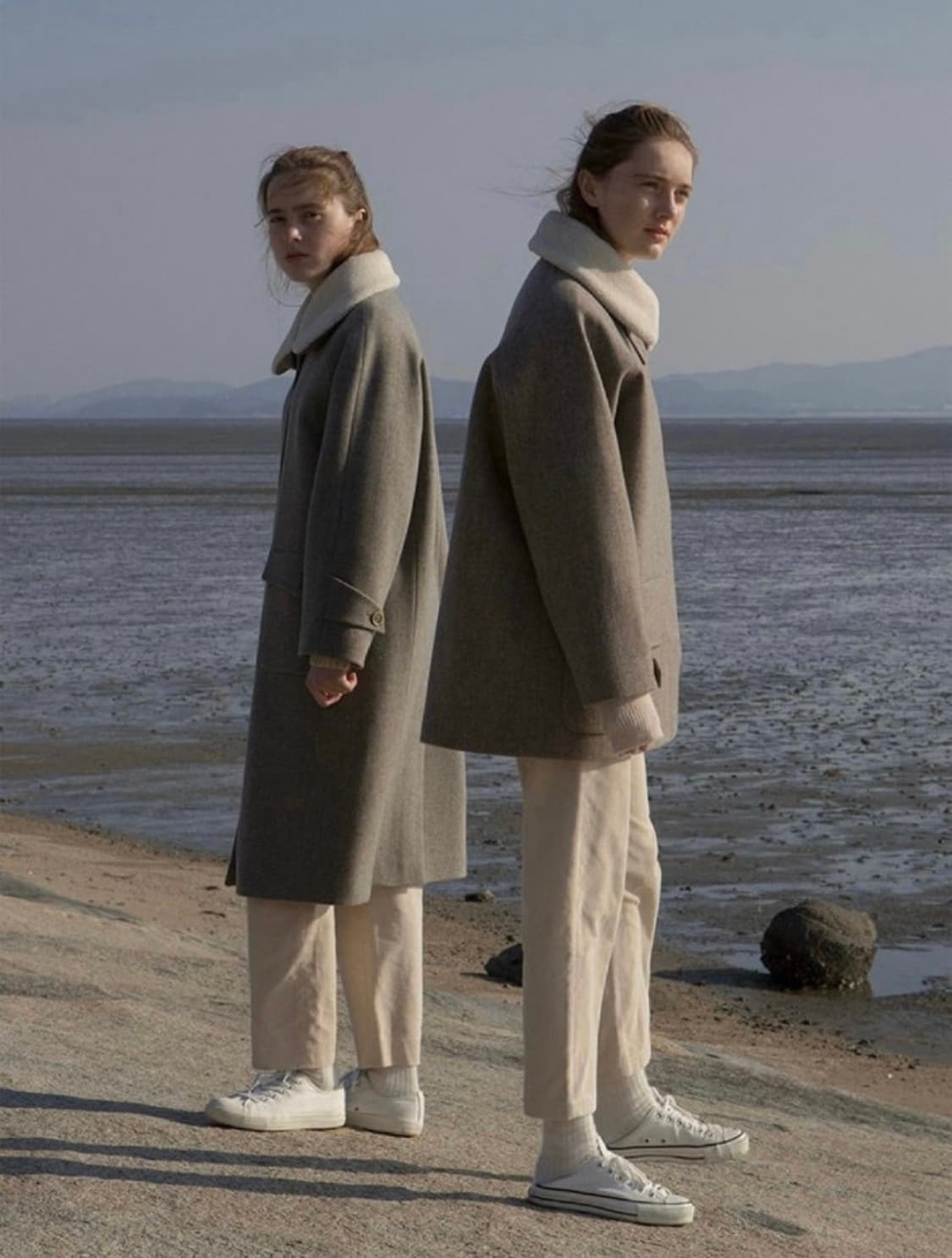 낫띵리튼 신슐레이트 롱코트 (오트밀그레이) 상품이미지1