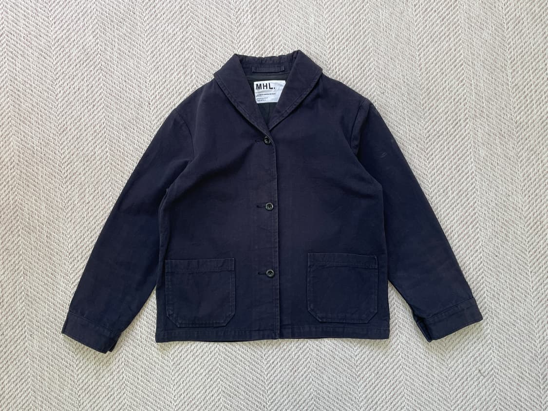 마가렛호웰 코튼 네이비 워크자켓  J04218 상품이미지1