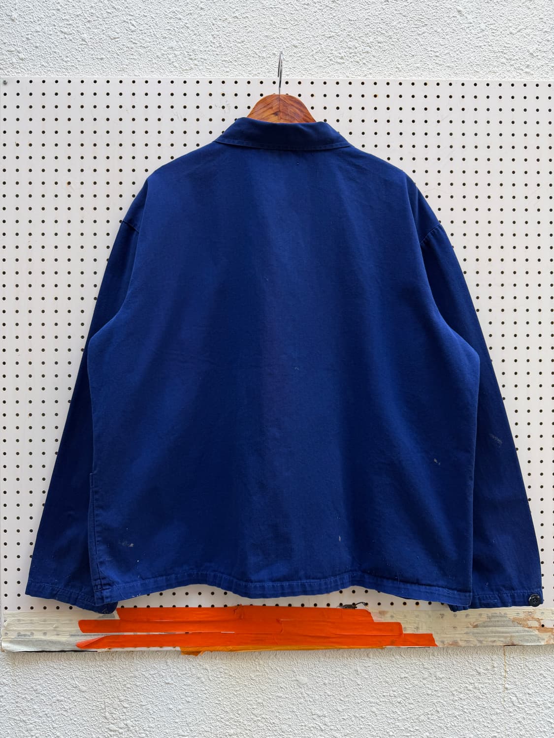 OLD VINTAGE DEEP BLUE PAINTED 프렌치워크자켓 상품이미지2