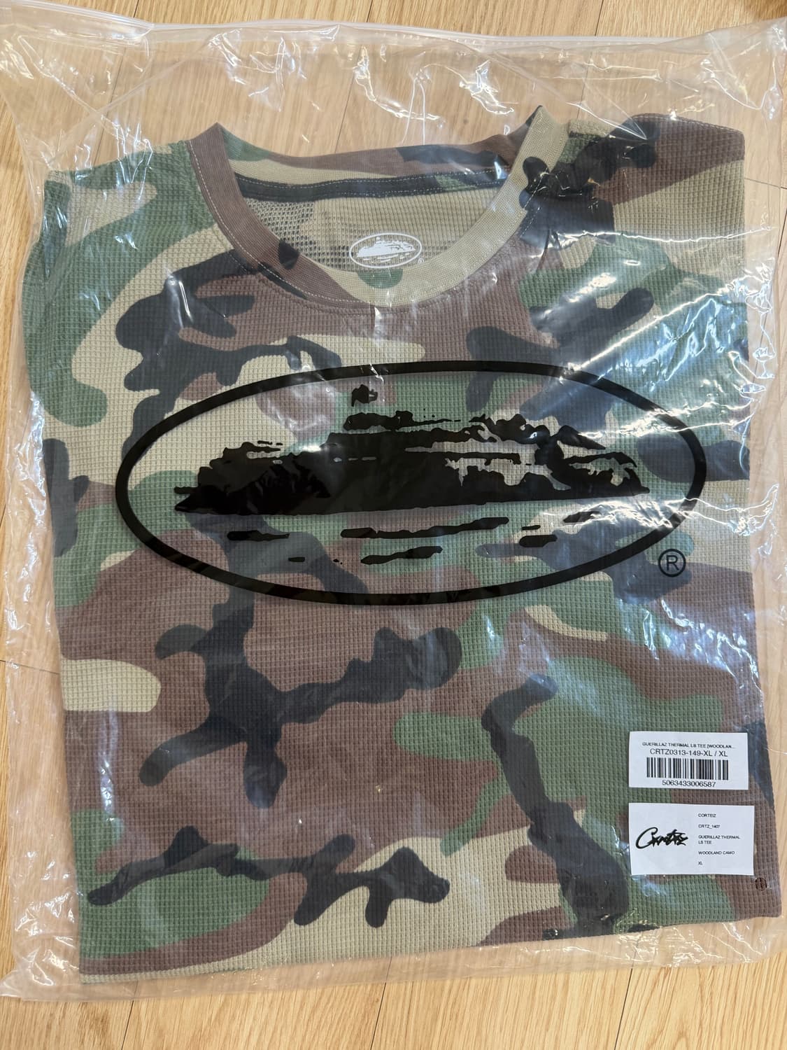 코르테이즈 써멀 카모 우드랜드 롱슬리브 corteiz thermal 상품이미지1