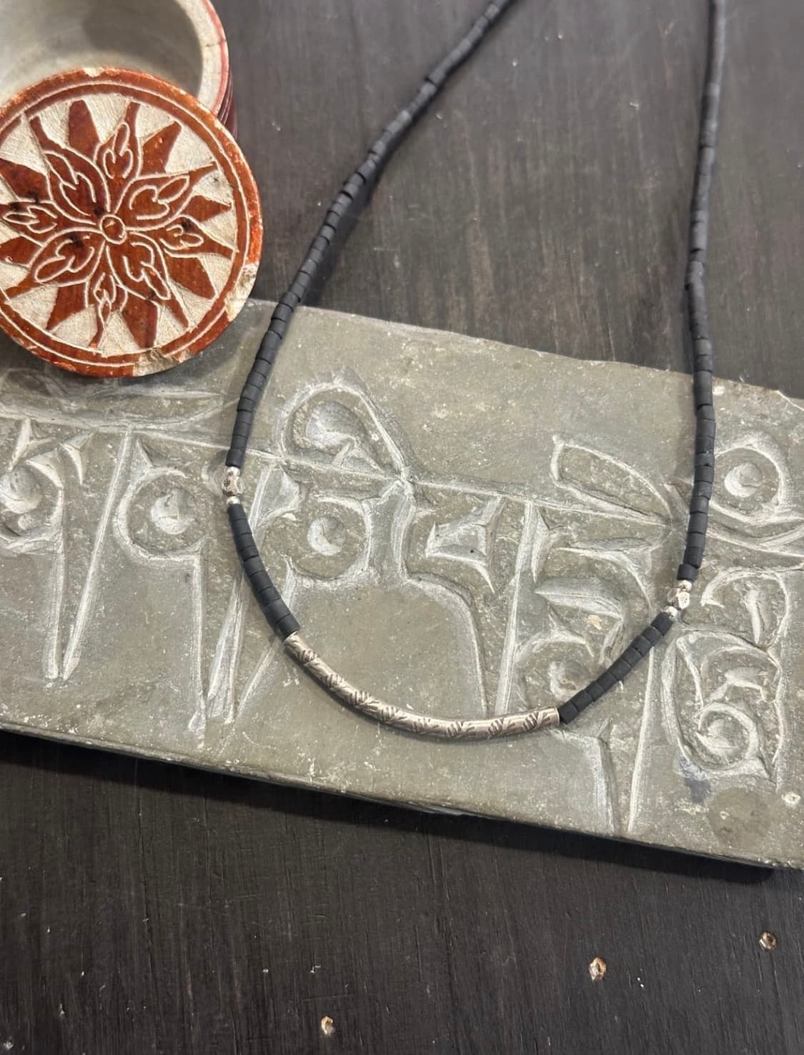무스타 black karen silver necklace 상품이미지3